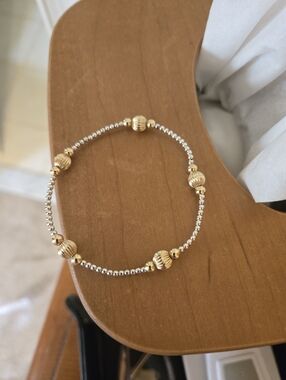 Enewton Dignity Mixed Purpose Gold & Silver Beaded Women's Bracelet
